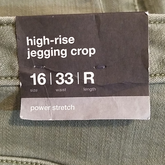 Mossimo High Rise Jegging Crop Pants sz16 NWT - Picture 6 of 8